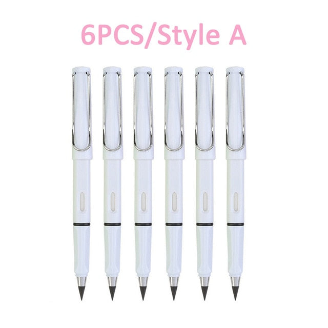 6 Pcs/Set No Ink Eternal Pencil