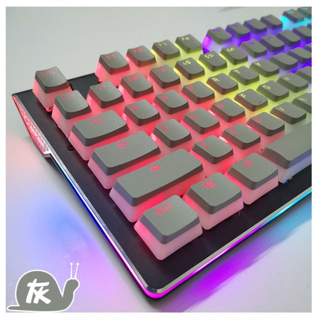 Pudding Keycaps PBT Doubleshot OEM for Mechanical Keyboards