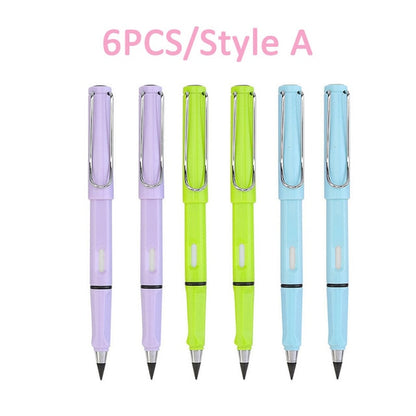 6 Pcs/Set No Ink Eternal Pencil