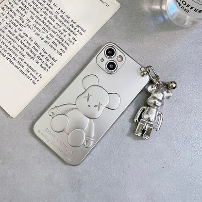 3D Bear Chain Phone Case for iPhones