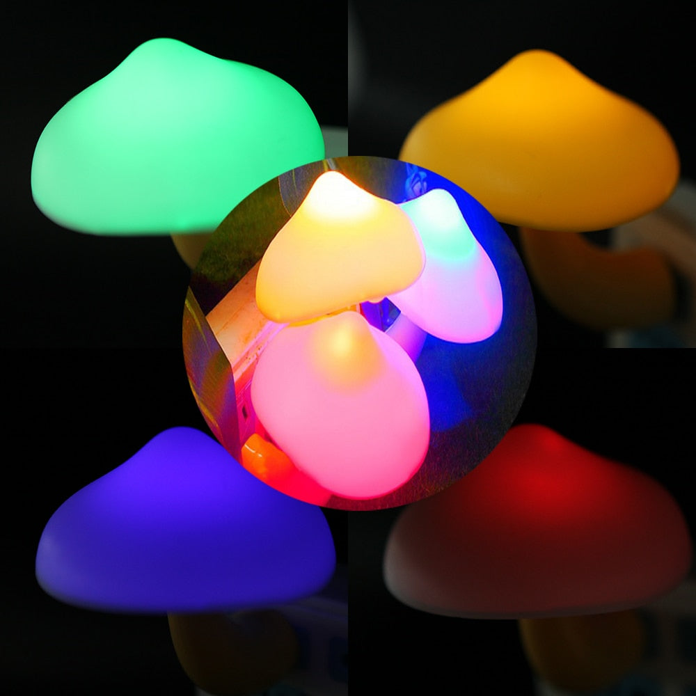 Mushroom Shape LED Night Lights